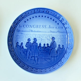 Royal Copenhagen U.S Bicentennial Commemorative Vintage Plate