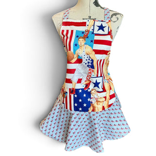 Vintage Alexander Henry Fabric Babydoll Apron